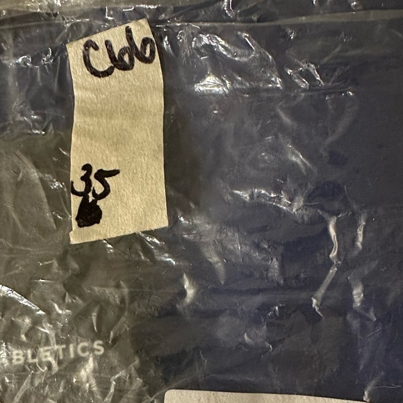 NWT, Fabletics, Essential Medium Impact Sports Bra, Admiral Blue, Medium - Picture 4 of 4